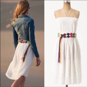 HD in Paris Eyelet Dress with Crochet Belt